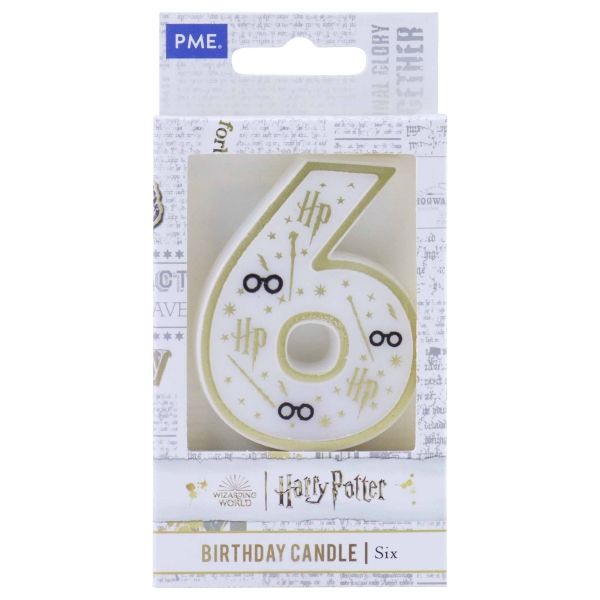 Harry Potter Candle - Number 6